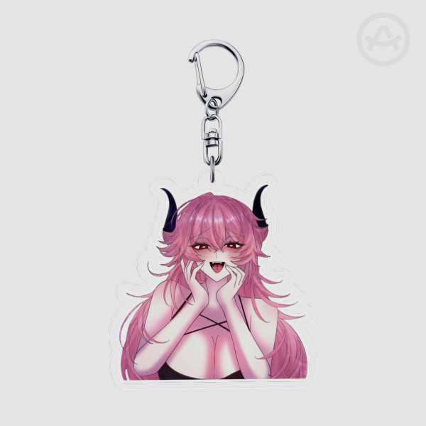 Aila Yandere Clear Acrylic Keychains