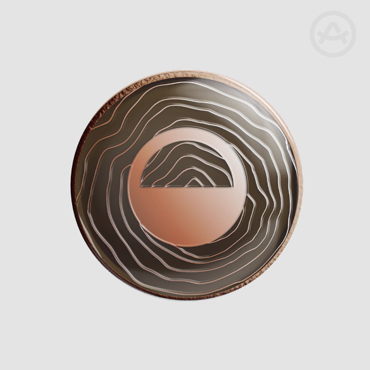 Half Sun Button