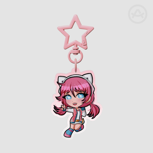 AI The Somnium Files - Iris Sagan (A-Set) Chibi Keychain