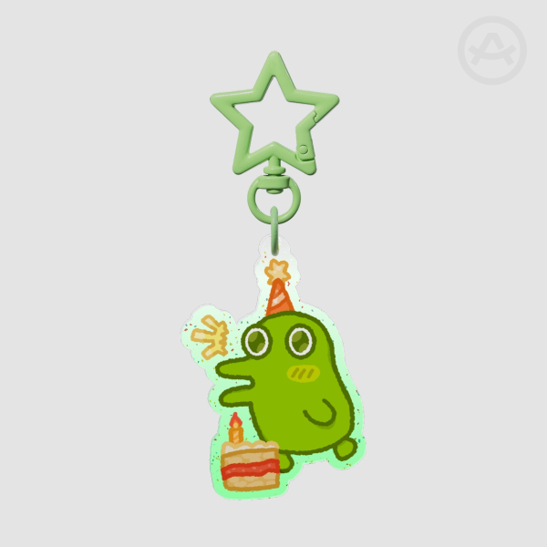 Kuchipatchi (Tamagotchi) Birthday Keychain