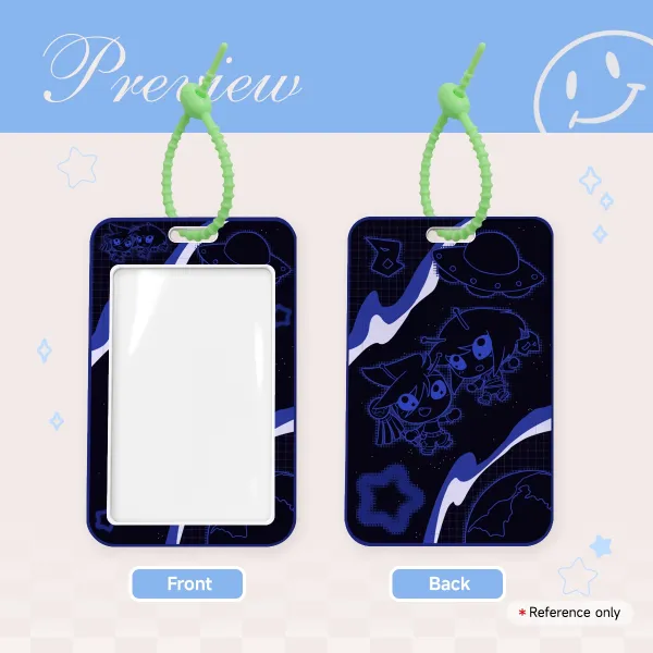 Glorpy Galo and Lio Plastic Card Holder - Monochromatic Ver.