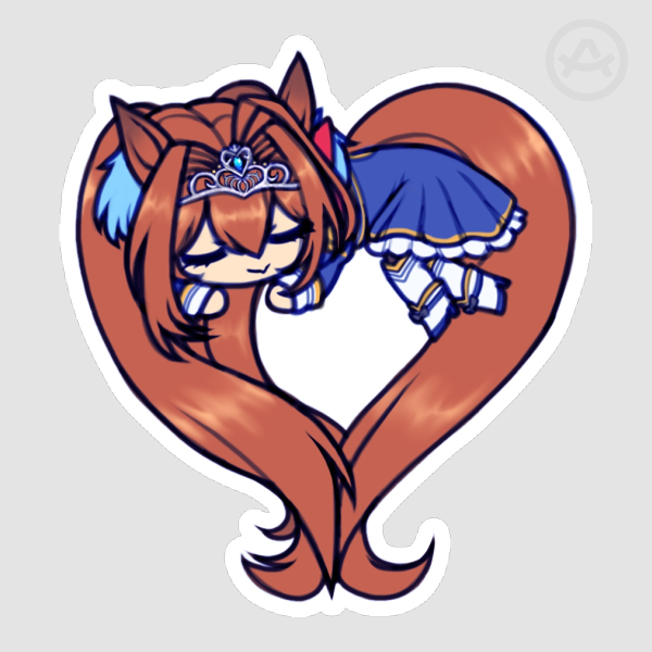 Umamusume - Daiwa Scarlet Sleeping Sticker