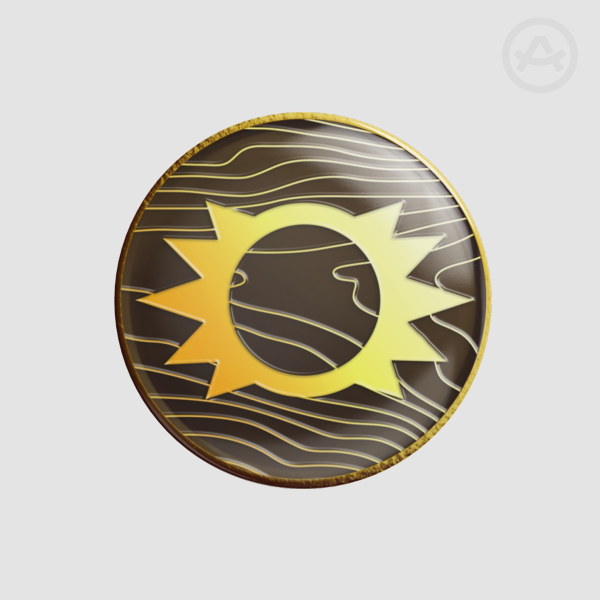 Blazing Sun Button