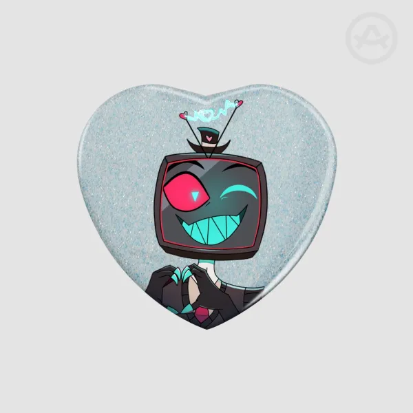 Vox Heart Shape Holographic Badge