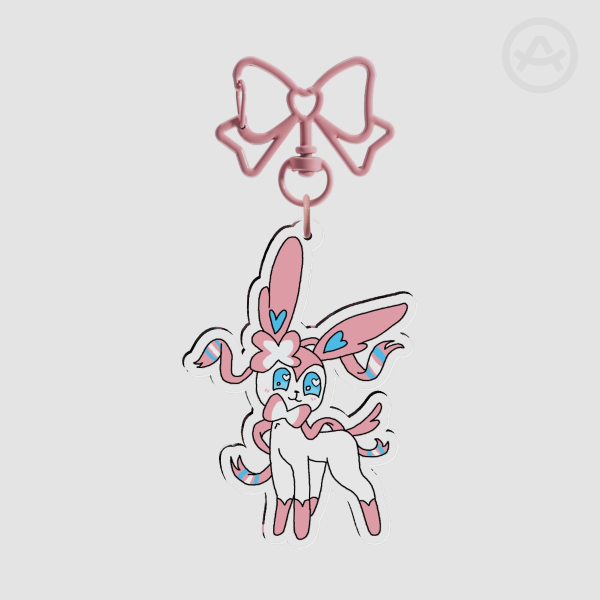 Transgender Sylveon Acrylic Keychains