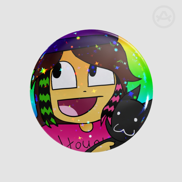 Infected Kasper Regretevator Button Pin
