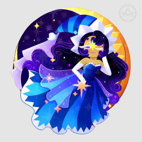 Moonlight sticker