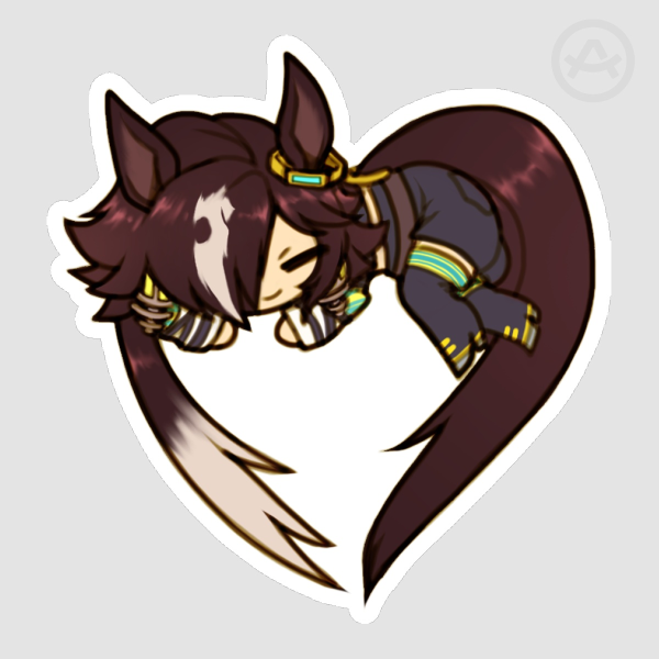 Umamusume - Vodka Sleeping Sticker