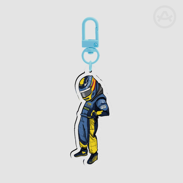 Dancing Alonso Clear Acrylic Keychain