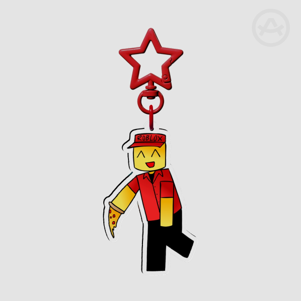 Elliot Builder Forsaken Work At A Pizza Place Acrylic Keychain