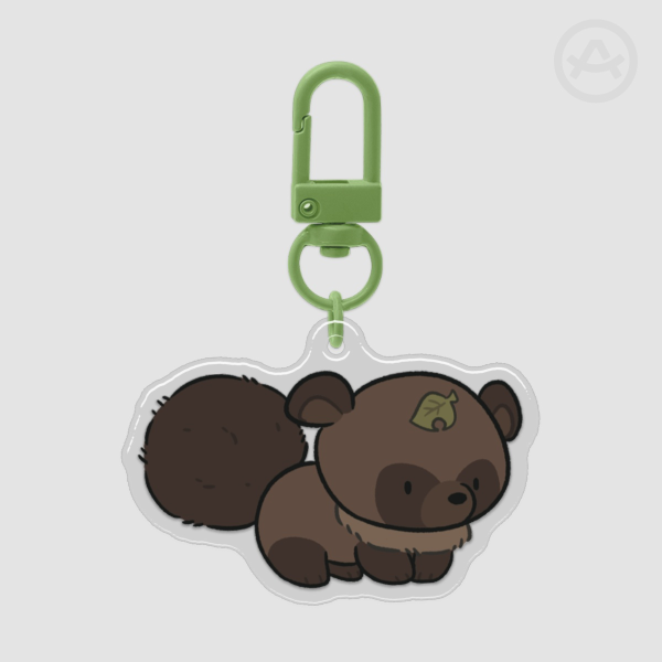 Tanuki - Epoxy Clear Acrylic Keychains