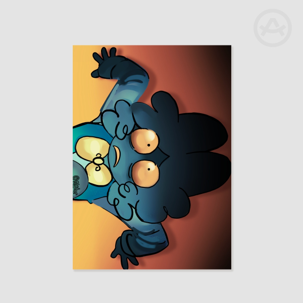 TPOT 19 redraw Four Poster Print
