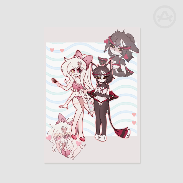 HuskerDust Sapphic Summer set | Print