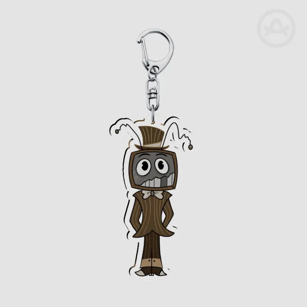 Vox's original 2013 design acrylic keychain
