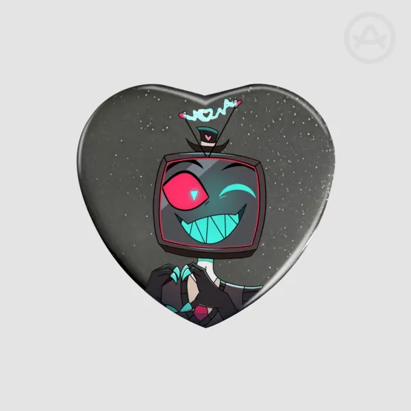 Vox Heart Shape Holographic Badge