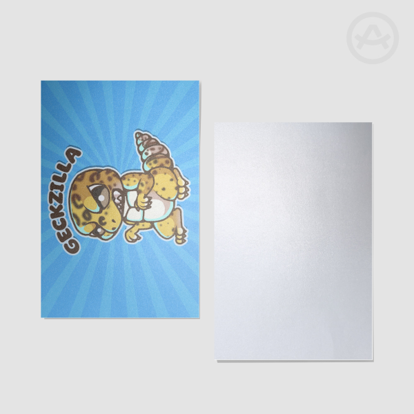 Geckzilla poscard