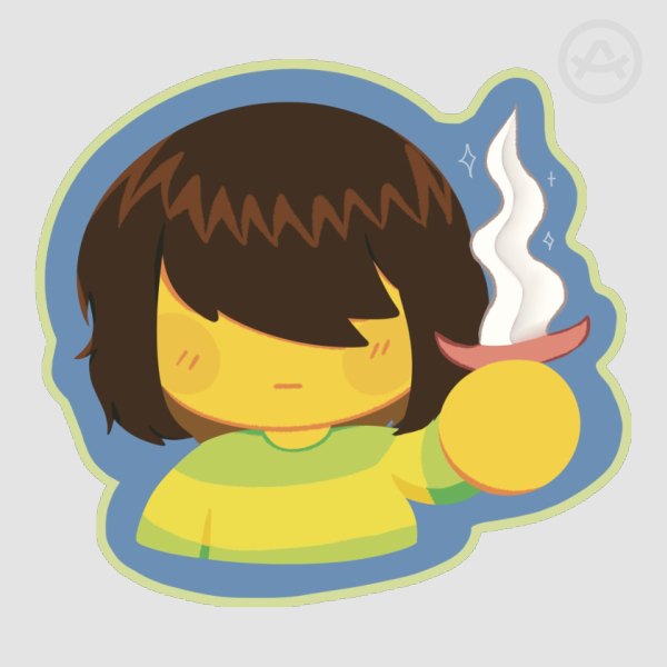 Deltarune Kris Keris Die Cut Stickers