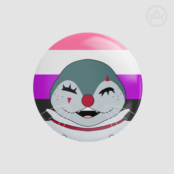 Millie Genderfluid Pin