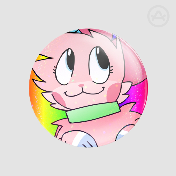 Unikitty Lego Movie Button Pin