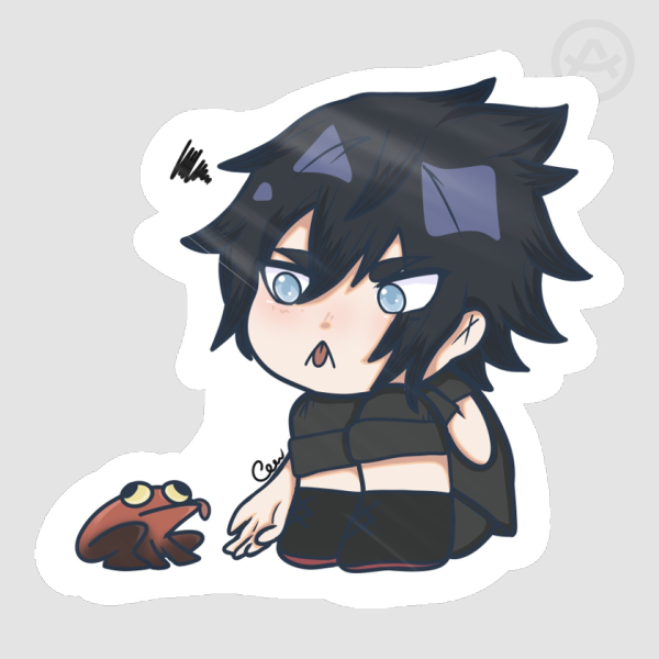 Noctis FFXV Frog Sticker