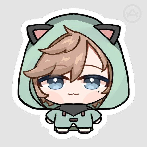 2434 Bean Kanae Sticker
