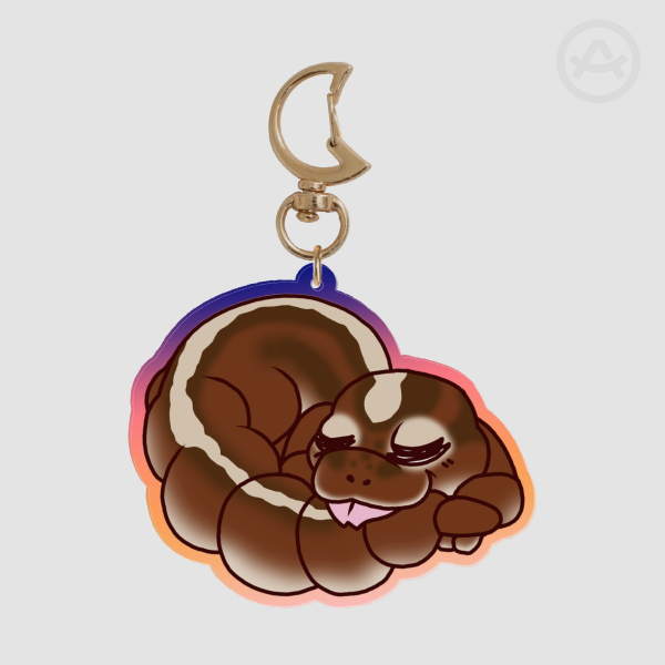 Eepy Fattail Gecko Keychain