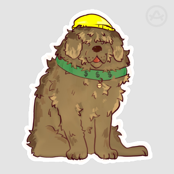 Mastiff Colt Sticker