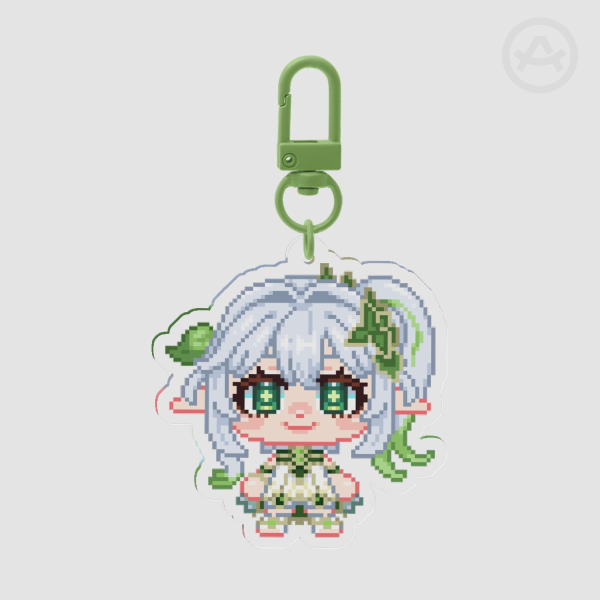 Pixel Art Chibi YCH Acrylic Keychain