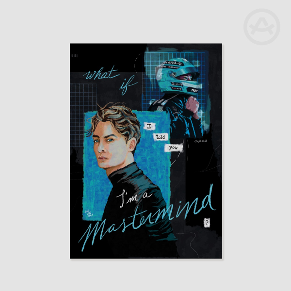George Russell Mastermind Poster