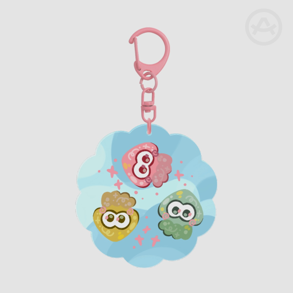 Splatoon Transparent Charm