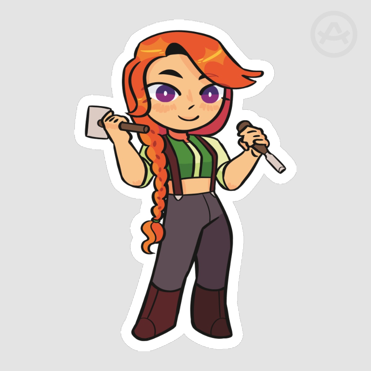 [STARDEW VALLEY] Leah Die Cut Sticker