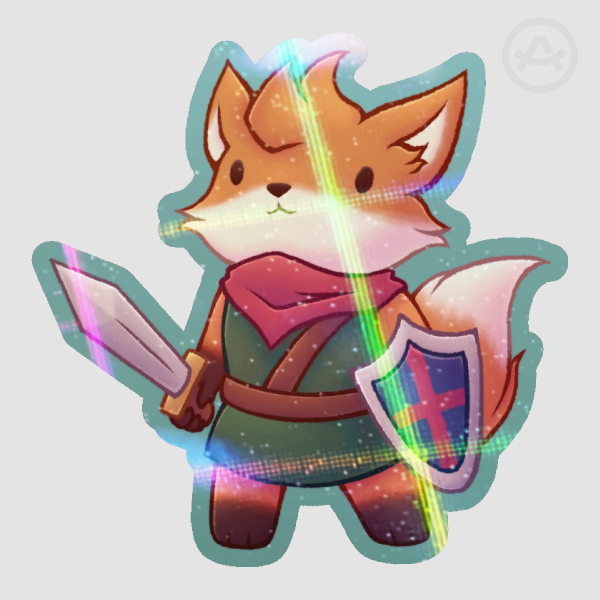 Tunic Ruin Seeker Fox Sticker