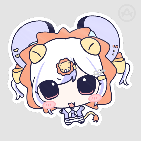 Nemimi Yane lion sticker