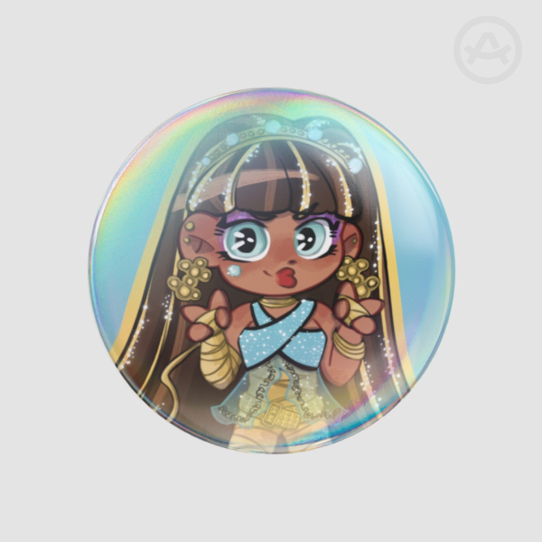 ʚ Cleo | button pin ɞ