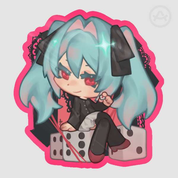 Jinsei Game Miku Sticker