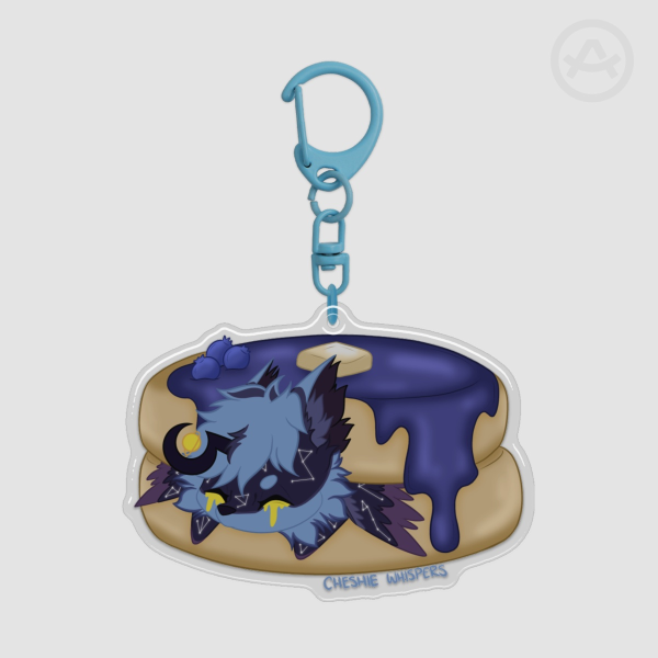 Zenith Pancakes Epoxy Keychain