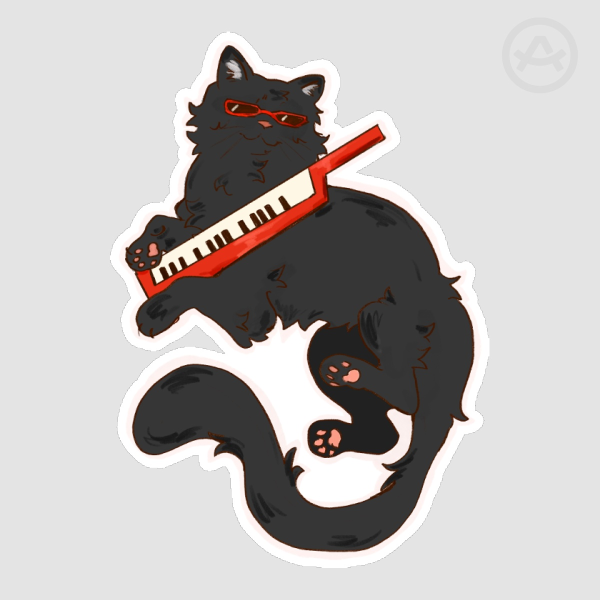 Cat Seb Sticker