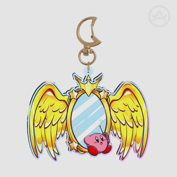 Kirby & The Amazing Mirror Keychain