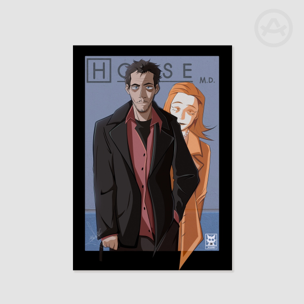 Dr Gregory House and Amber Poster Printing