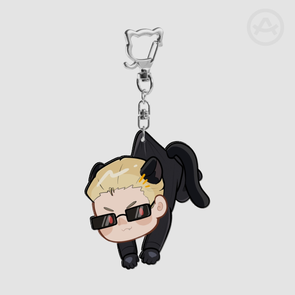 Wesker Kitty Scruff Keychain RE5