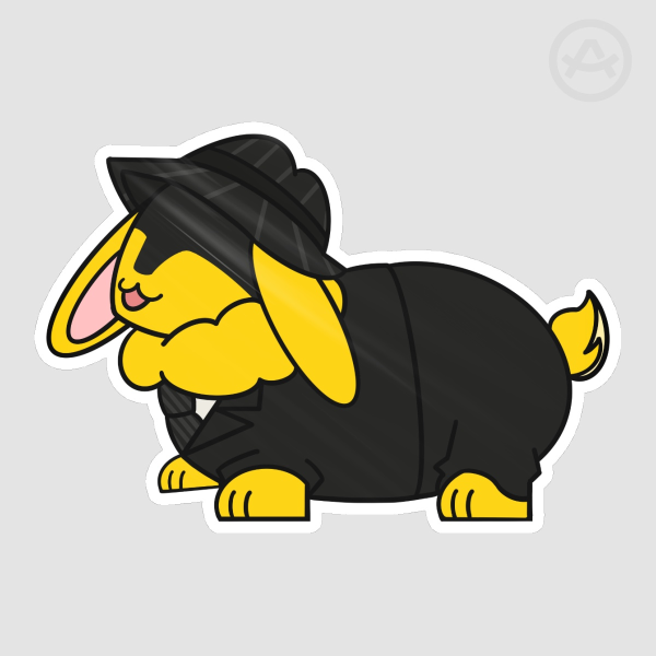 Bunny Mafioso Forsaken - Sticker