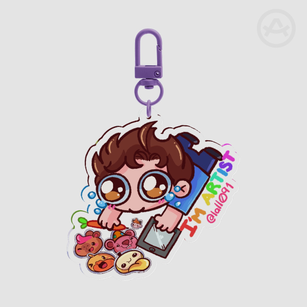 Lall091 OC Acrylic Keychains