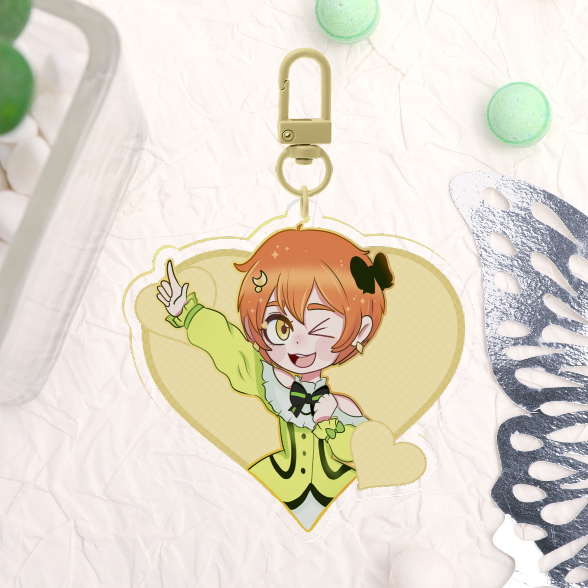 Rin Hoshizora Love Live keychain