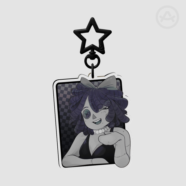 Rag Time Gal! Double Sided Acrylic Charm