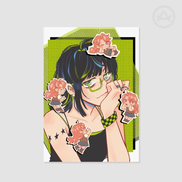 Green Yuri Print