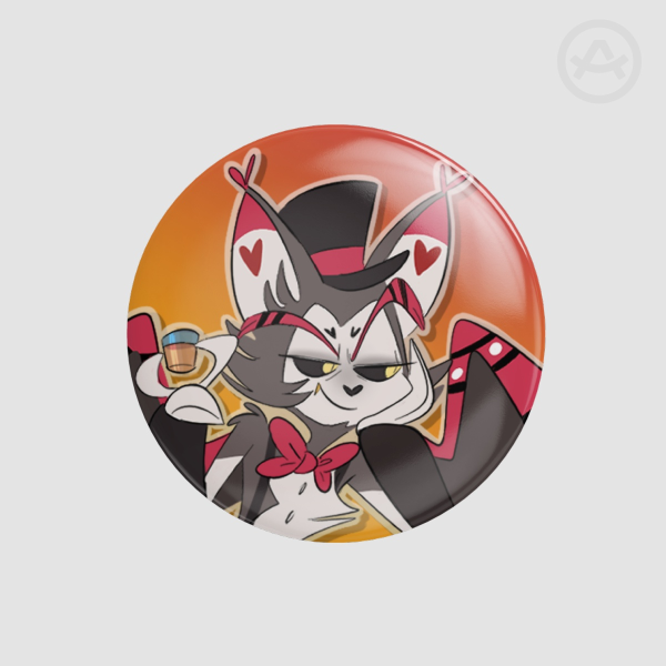 Husker Button Pin