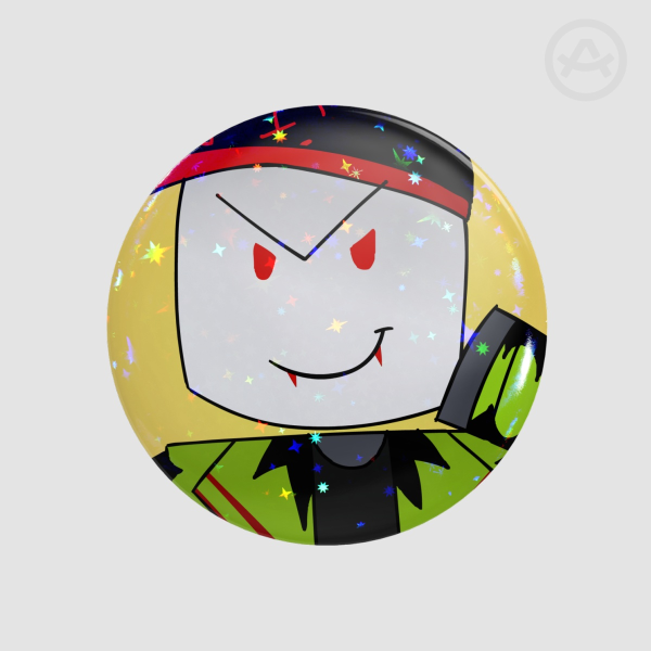 Griefer Block Tales Button Pin