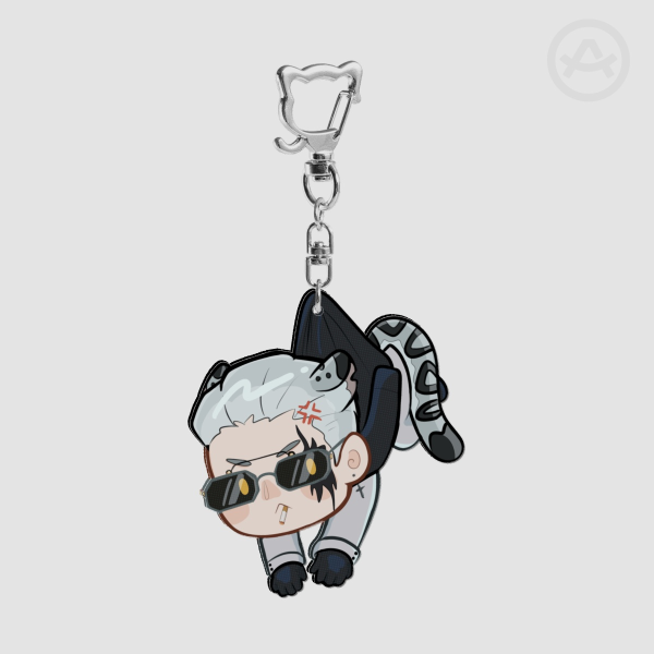 Zeno Kitty Scruff Keychain RE9