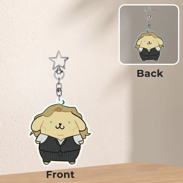 PompomLes Acrylic Keychain