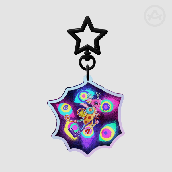 Zooble Abstraction - Rainbow Acrylic Keychains